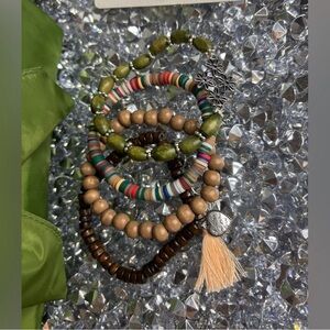 Bundle of 4 Beaded Bracelets